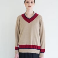 【 daichïogata 予約 】 ALPACA TILDEN KNIT -BEIGE- -2026年10月発送予定-