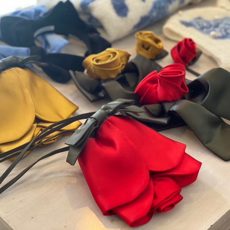 Kanako Tamura 予約 】Satin Rose Bag (バッグ) | 木宮商店