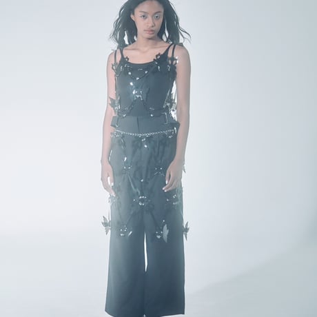 【 CHIHARUEGAMI 予約 】 HEART STICK HARNESS TOP -2027年3月発送予定-