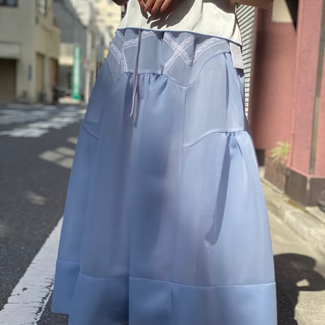【 overlace 】volume skirt (スカート)