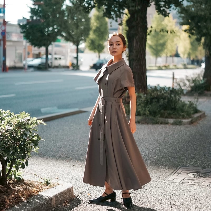 Ruimeme 予約 】Trench flare dress (ワンピース) -2026年