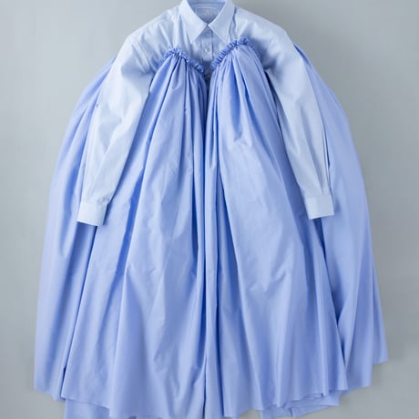 【 overlace 予約 】broad volume shirt dress -2026年9月発送予定-