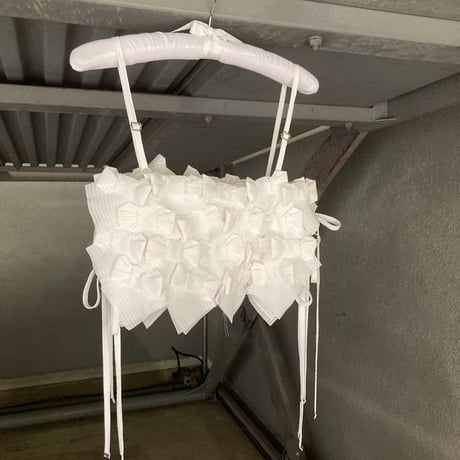 【 CHIHARUEGAMI 予約 】 RIBBON BUSTIER -2027年3月発送予定-