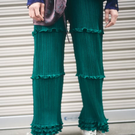 【 kwotias 予約】YABANE pleats pants (プリーツパンツ) -2026年8月発送予定-