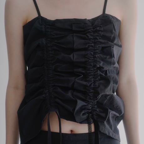 【 Create Clair 】 Deformation gather bustier (ビスチェ)