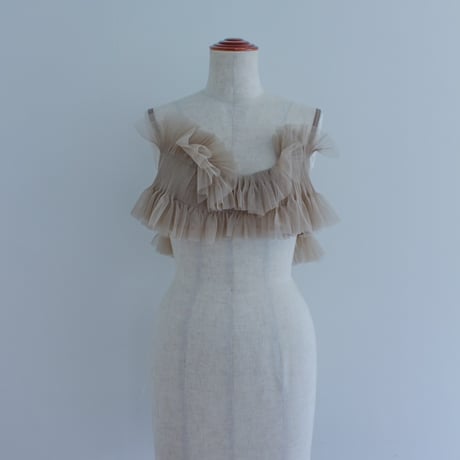 【 MIKI IMAMURA 】 Tulle Bustier (ビスチェ)