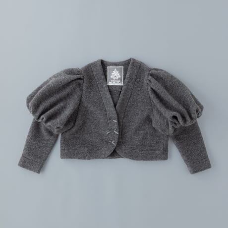【 overlace 予約 】puff sleeve cardigan -2026年11月発送予定-