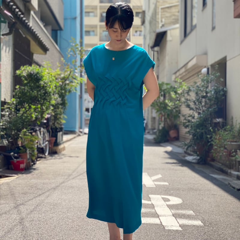 Create Clair 】French-sleeve cut dress (ワンピース Create Clair 】French-sleeve cut dress (ワンピース