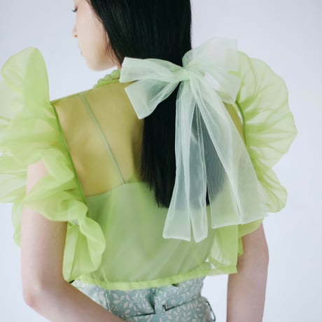 【 natsumi osawa 】 drops tulle nacklace (ネックレス)