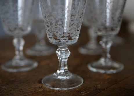 残り→３　　shot glass