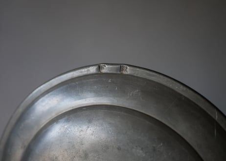 C pewter plate