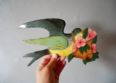french vintage ツバメの壁掛け フランスアンティーク