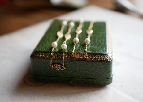 18K pearl＆filigree Necklace