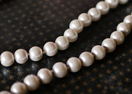 glass beads necklace