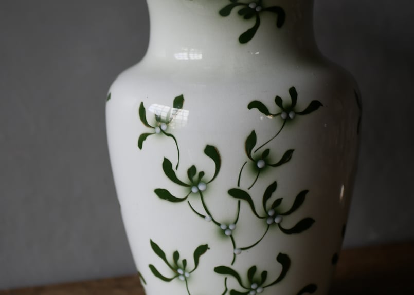 フランスアンティーク 花瓶 ヤドリギ フランスアンティーク 花瓶 ヤドリギ