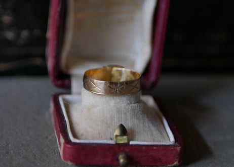 K18 Belt Buckle ring, FRANCE