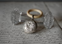 純銀 ヤドリギ フレンチシルバー 指ぬき フランスアンティーク