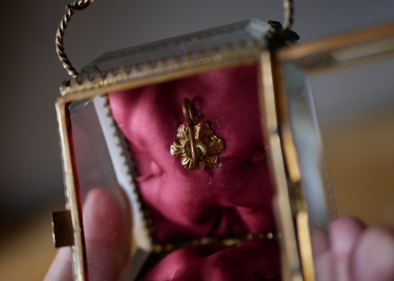 オルモル 懐中時計用 ジュエリーケース フランスアンティーク