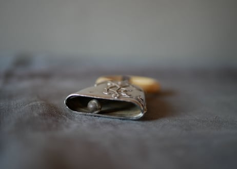 silver baby rattle【御予約品】