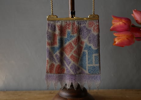 Antique metal bag 　アンティーク　メタル＆メッシュバッグ　フランスアンティーク
