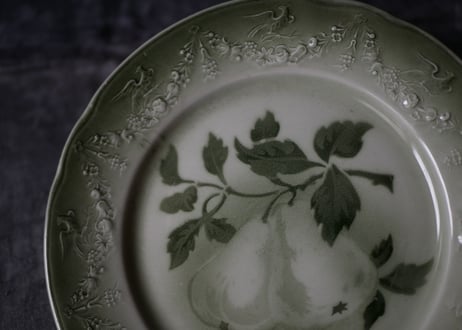 Luneville デザート皿　ラフランス　ブロカントのある暮らし