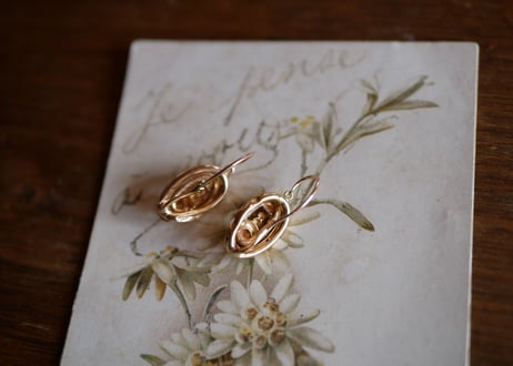 FE-01 フランス antique earrings アンティークイヤリング