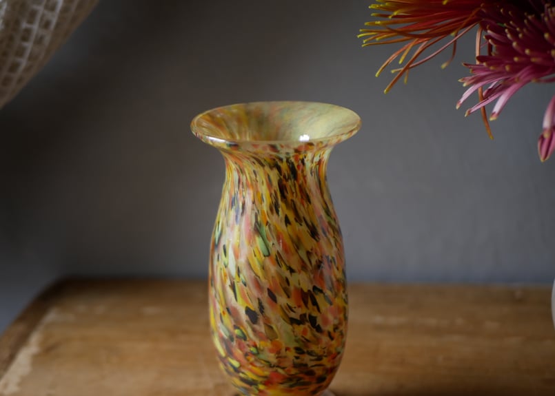 ムラーノ 花瓶 フラワーベース マーブル ヴィンテージ アンティークの