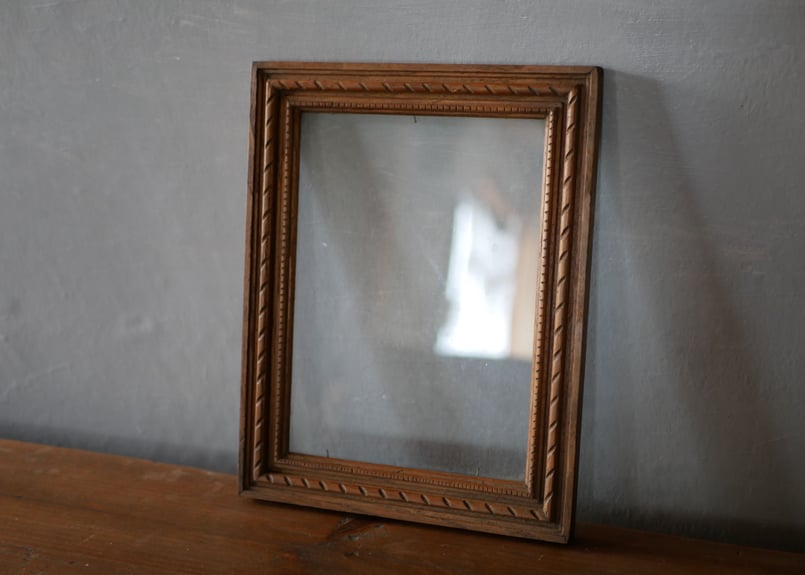 フランスアンティーク 額 フレーム ブロカント フランスアンティーク