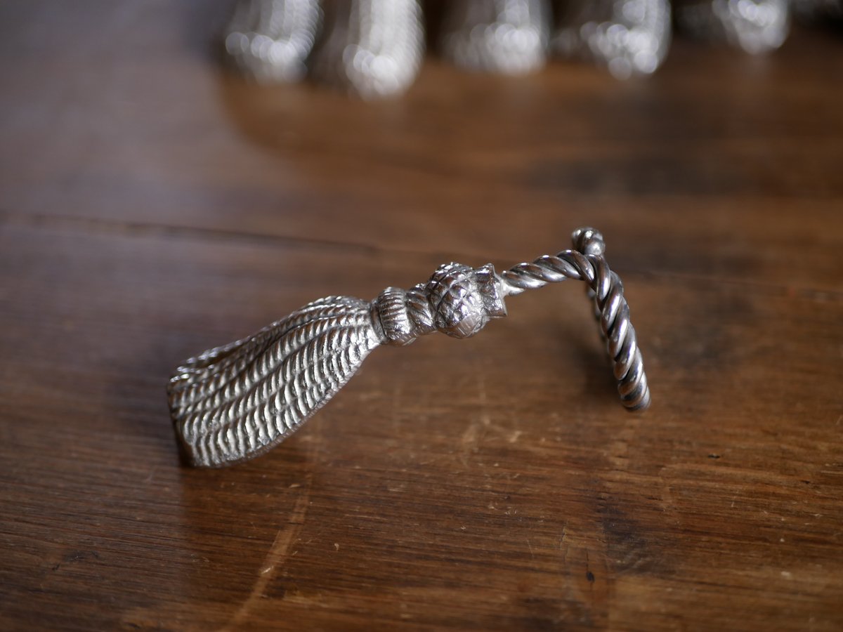 タッセルデザイン 在庫→3 ナプキンリング フランスアンティーク