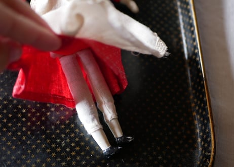 ROUGE dress  bisque doll