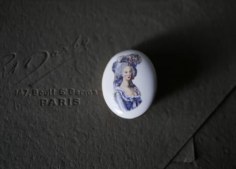 貴婦人ブローチ　フランスアンティーク　ブロカントのある暮らし