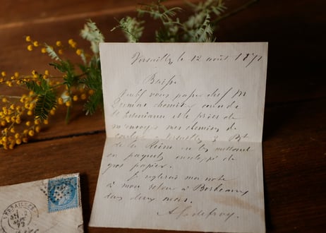 #2 Old french Letter