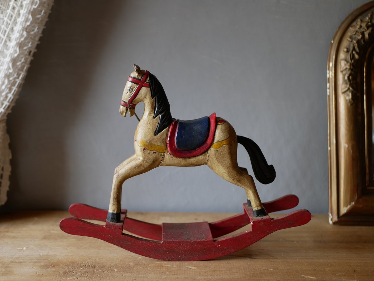 英国製　アンティーク　木馬 イギリス アンティーク ヴィクトリアン ロッキングホース 木馬 | キヤ
