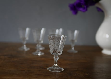 残り→３　　shot glass