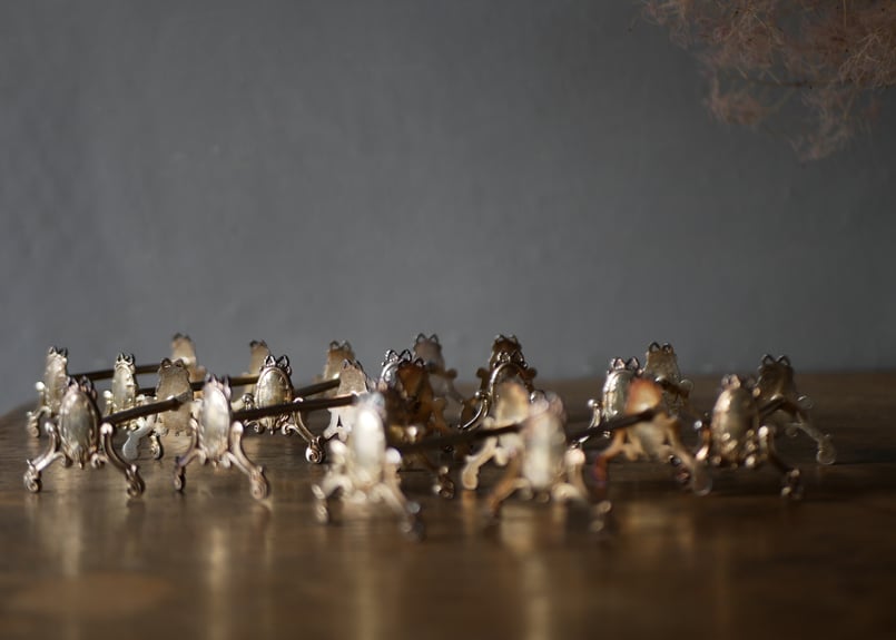 カトラリーレスト リボン フランスアンティーク アンティークのある