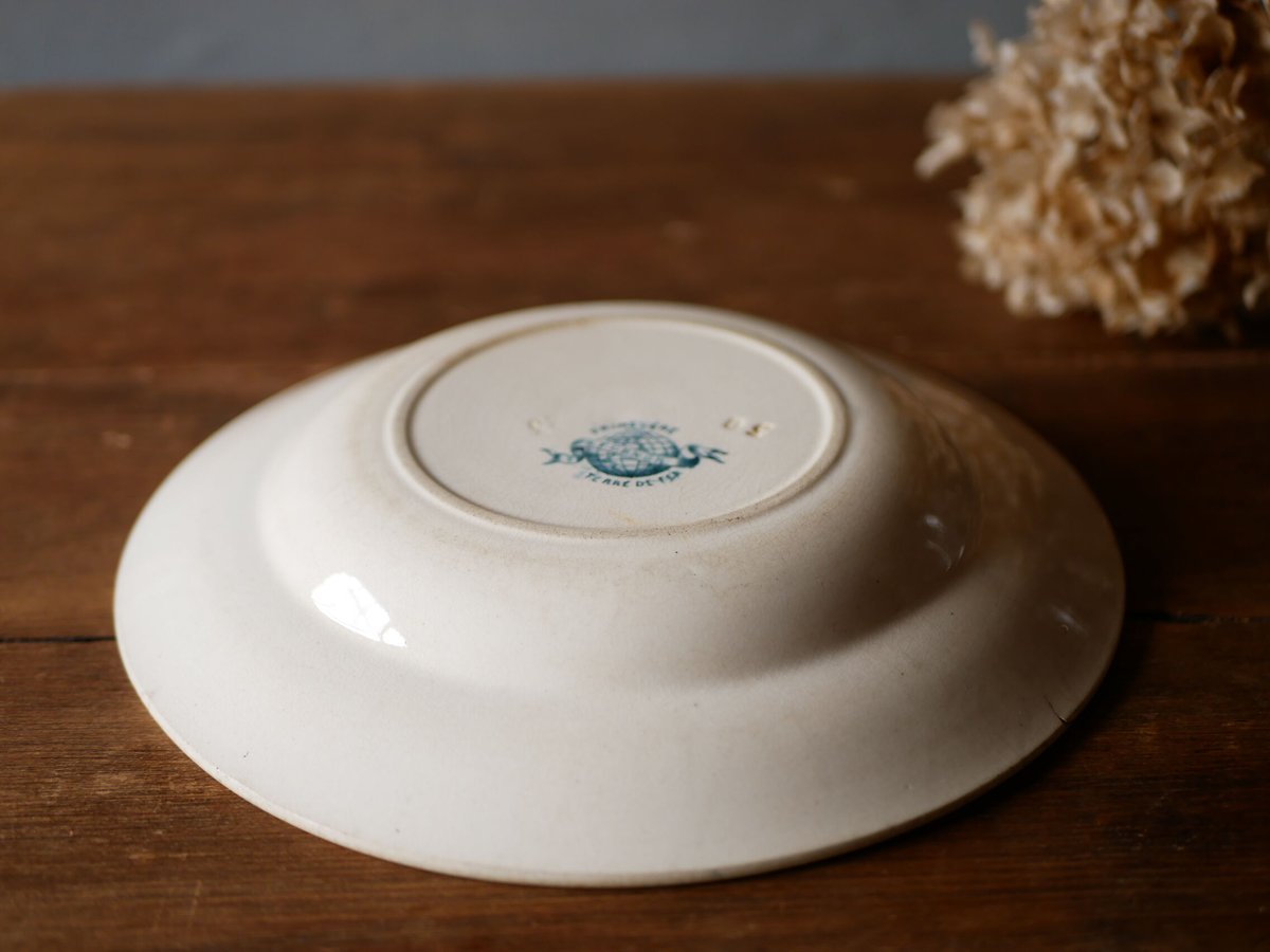 フランスアンティーク アンティークプレート ブロカント TERRE
