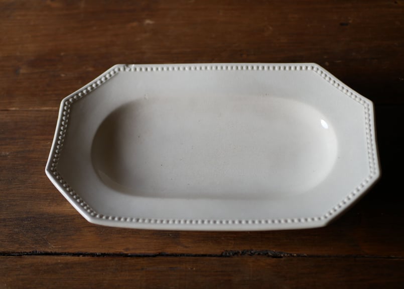 フランス アンティーク サルグミンヌ オクトゴナル B Sarreguemines