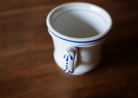 【no.5 】Creil et Montereau クレイユモントロー ブリュロカップ フランスアンティーク