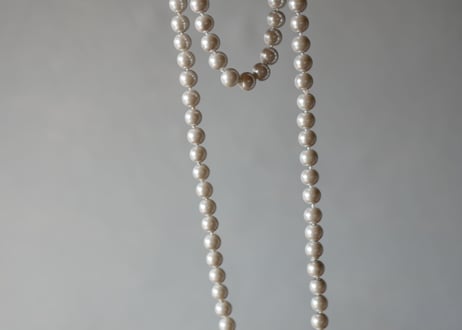 glass beads necklace