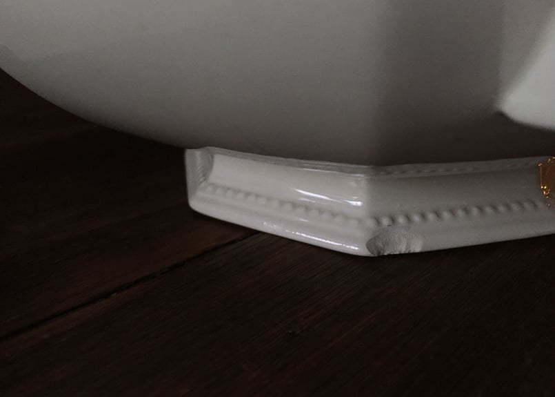 クレイユモントロー オクトゴナル スーピエール フランスアンティーク