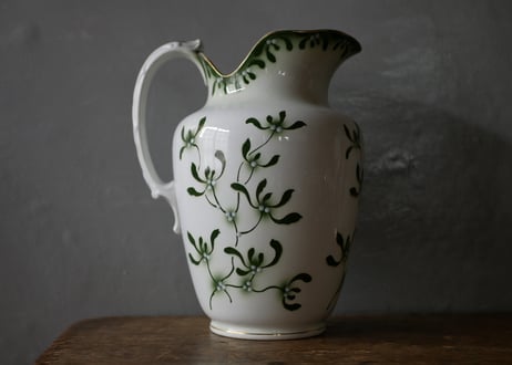 【HOLD・お取り置き】ヤドリギ　宿り木　ピシェ　バドンヴィレ　水差し　花器　フランスアンティーク