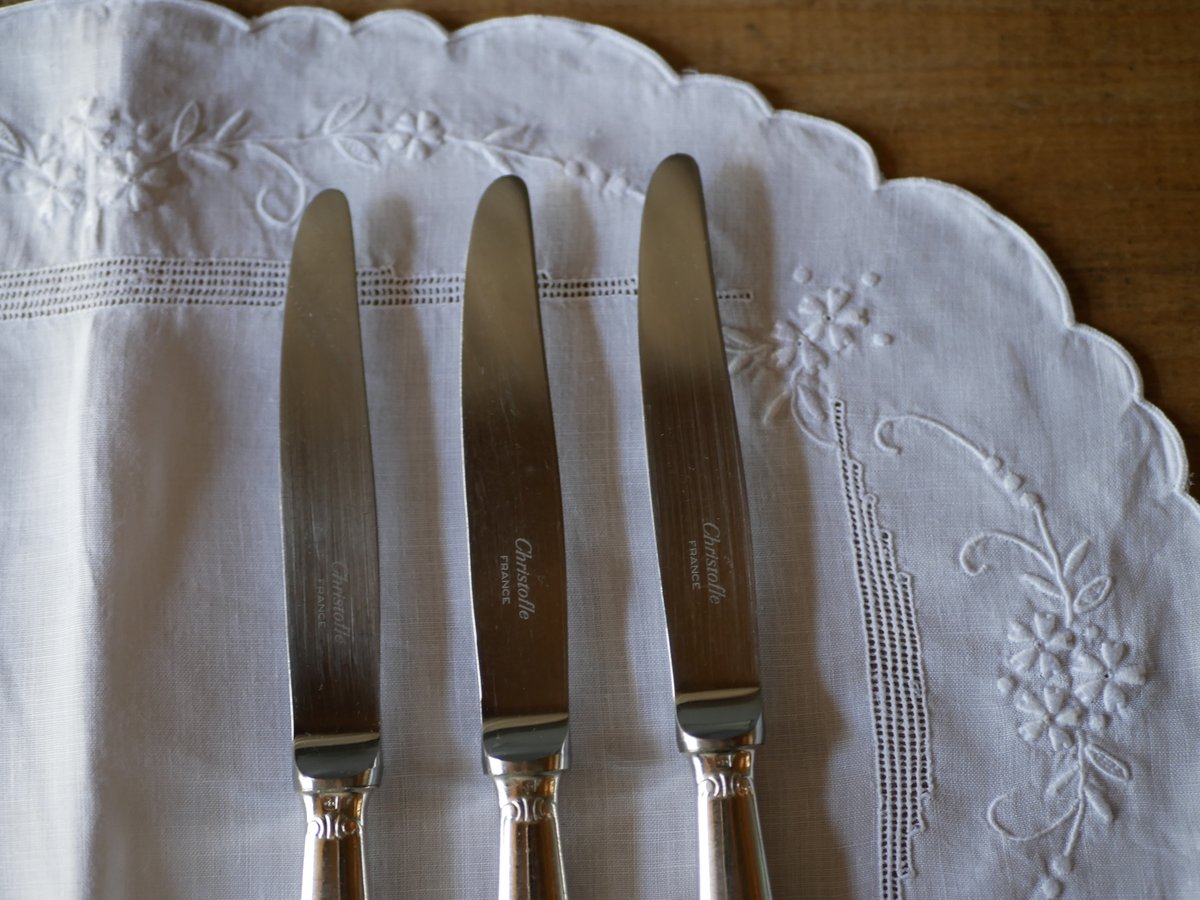 Cristofle クリストフル デザートナイフ フランスブロカント