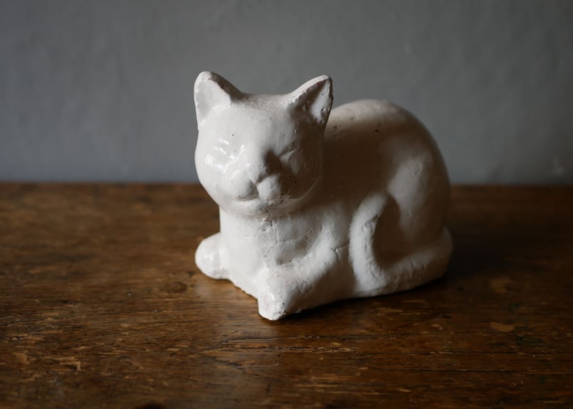フランスアンティーク猫プレート　アスティエ　真鍮　美しい毛並みレア　質重視な方へ フランスアンティーク猫プレート アスティエ 真鍮 美しい毛並み