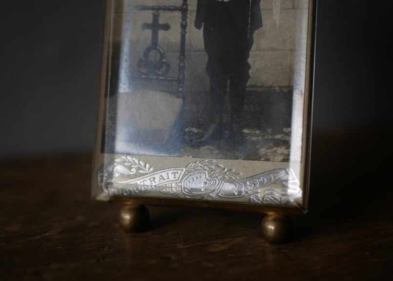 フォトフレーム フランスアンティーク 写真立て ブロカント