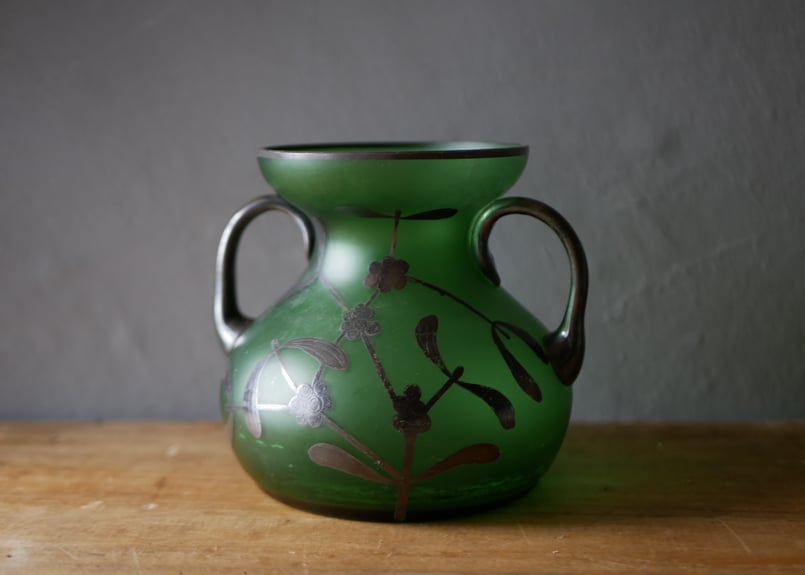 クリシー　フラワーベース　花器　フランスヴィンテージ　ブロカントのある暮らし クリシー フラワーベース 花器 フランスヴィンテージ ブロカントのある