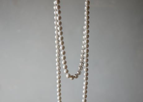 glass beads necklace