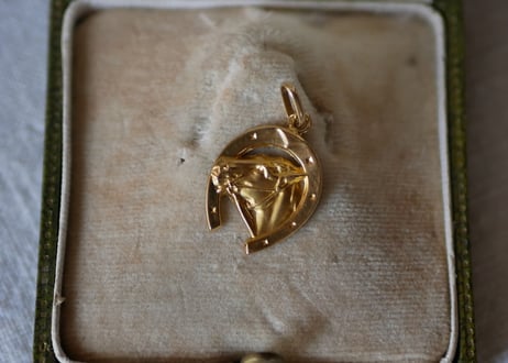 Horseshoe,  K18 Pendant top