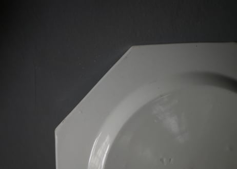 no.6 MONTEREAU クレイユモントロー　オクトゴナル　フランスアンティーク　アンティーク皿