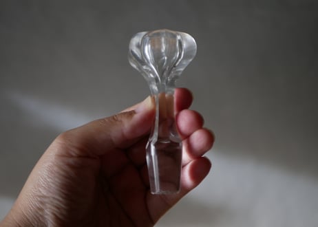 no.4 (15～19） BOUCHON  ガラスの蓋　ブロカント　アンティークのある暮らし