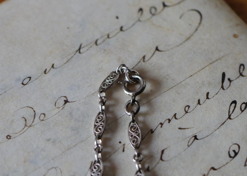 y*u様 フランス　アンティーク　シルバー　フィリグリー　銀　ヴィンテージ　ジュ y*u様 フランス アンティーク シルバー フィリグリー 銀